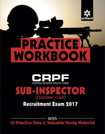 Arihant CRPF Sub inspector practice workbook recruitment exam 